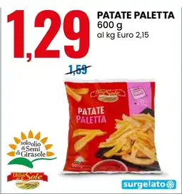 Eurospin Patate paletta Delizie Sole offerta