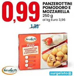 Eurospin Panzerottini pomodoro e mozzarella VariaGusto offerta