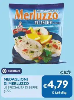 MD Discount Medaglioni di merluzzo LE SPECIALITÀ DI BEPPE offerta