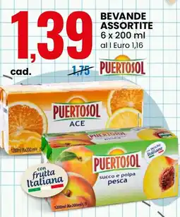 Eurospin Bevande assortite PUERTOSOL offerta