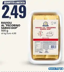 Eurospin Ravioli al "pecorino sardo DOP" offerta