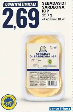 Eurospin Sebadas di sardegna IGP offerta