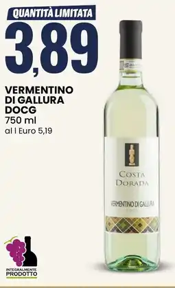 Eurospin Vermentino di gallura DOCG offerta