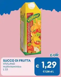 MD Discount Succo di frutta VIVILAND multivitaminico offerta