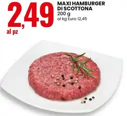 Eurospin Maxi hamburger di scottona offerta