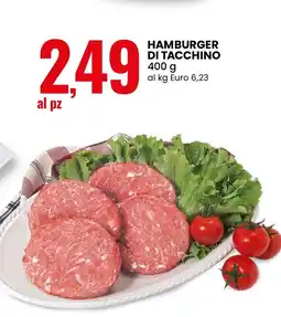 Eurospin Hamburger di tacchino offerta