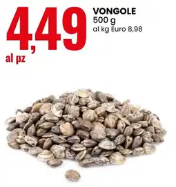 Eurospin Vongole offerta