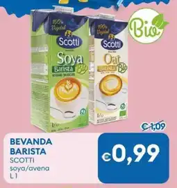 MD Discount Bevanda barista SCOTTI soya/avena offerta