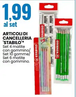 Eurospin Articoli di cancelleria 'STABILO' offerta
