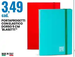 Eurospin Portaprogetti con elastico dorso 5 cm 'BLASETTI' offerta