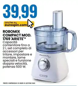 Eurospin Robomix compact MOD. 1769 ARIETE offerta