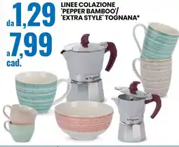 Eurospin Linee colazione 'pepper bamboo 'extra style' TOGNANA offerta