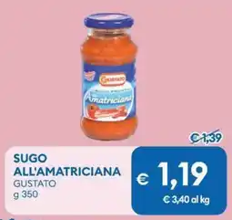 MD Discount Sugo all'amatriciana GUSTATO offerta