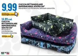 Eurospin Cuccia rettangolare impermeabile 43x56 cm offerta
