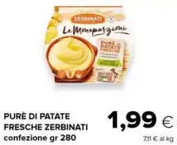 Tigre Pure di patate fresche ZERBINATI offerta