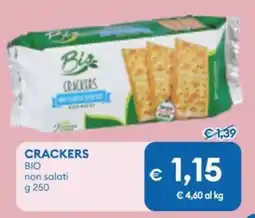 MD Discount Crackers bio non salati offerta