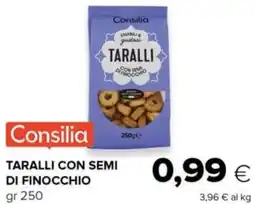 Tigre Consilia Taralli con semi di finocchio offerta