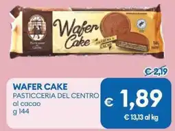 MD Discount Wafer cake PASTICCERIA DEL CENTRO al cacao offerta