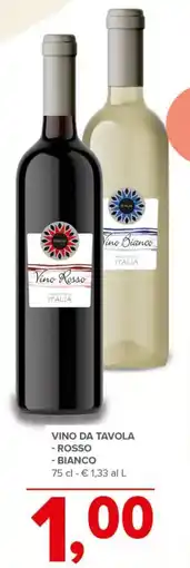 Todis Vino da tavola - rosso - bianco offerta