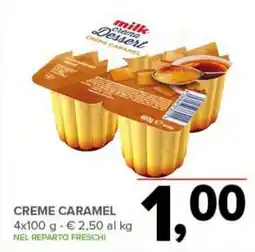 Todis milk Creme caramel offerta