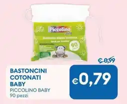 MD Discount Bastoncini cotonati baby 90 pezzi PICCOLINO BABY offerta