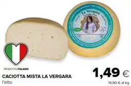 Tigre Caciotta mista LA VERGARA offerta