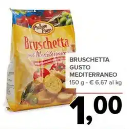 Todis Piccolo Pane Bruschetta gusto mediterraneo offerta