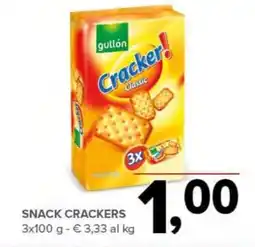 Todis gullón Snack crackers offerta