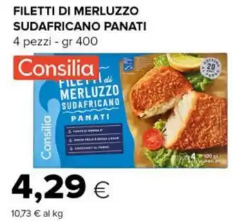 Tigre Consilia Filetti di merluzzo sudafricano panati offerta