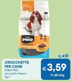 MD Discount Crocchette per cane MIBA PRO con pollo fresco offerta