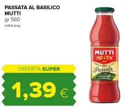 Tigre Passata al basilico MUTTI offerta