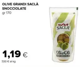 Tigre Olive grandi saclà snocciolate offerta