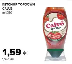Tigre Ketchup topdown CALVÈ offerta