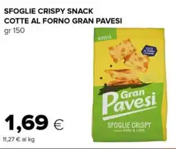 Tigre Sfoglie crispy snack cotte al forno GRAN PAVESI offerta