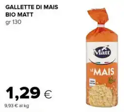 Tigre Gallette di mais BIO MATT offerta