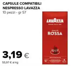 Tigre Capsule compatibili nespresso LAVAZZA offerta