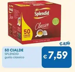 MD Discount 50 cialde SPLENDID gusto classico offerta
