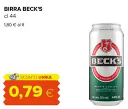 Tigre Birra BECK'S offerta