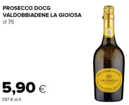 Tigre Prosecco DOCG valdobbiadene LA GIOIOSA offerta