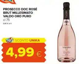 Tigre Prosecco doc rosé brut millesimato valdo oro puro offerta