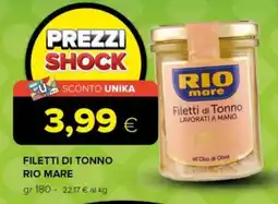 Tigre Filetti di tonno RIO MARE offerta