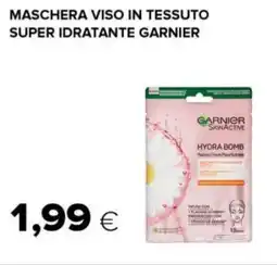 Tigre Maschera viso in tessuto super idratante GARNIER offerta