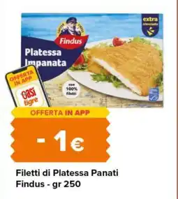 Tigre Filetti di Platessa Panati Findus offerta
