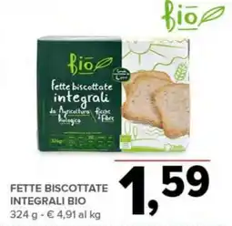 Todis Fette biscottate integrali BIO offerta