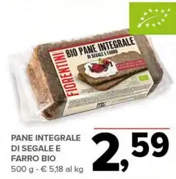Todis Pane integrale di segale e farro BIO offerta