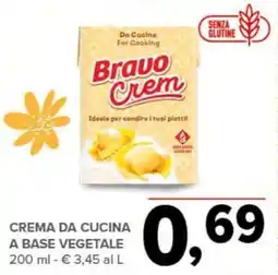 Todis Crema da cucina a base vegetale offerta
