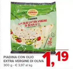 Todis Piadina con olio extra vergine di oliva offerta