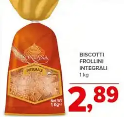 Todis FONTANA Biscotti frollini integrali offerta