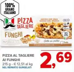 Todis Pizza al tagliere ai funghi offerta