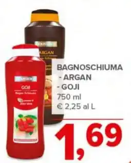 Todis Bagnoschiuma -argan - goji offerta